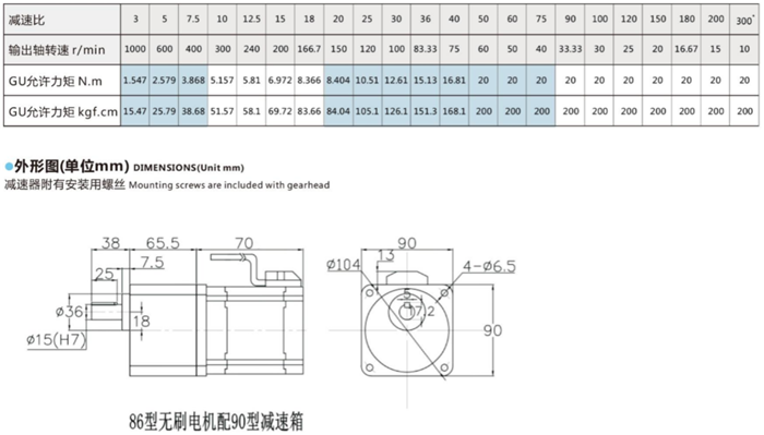 無刷電機(jī)齒輪減速箱 (3)